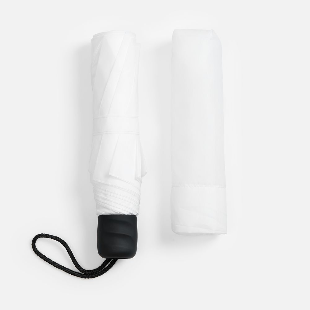 Зонт складной Basic, ver.2, белый — изображение 8