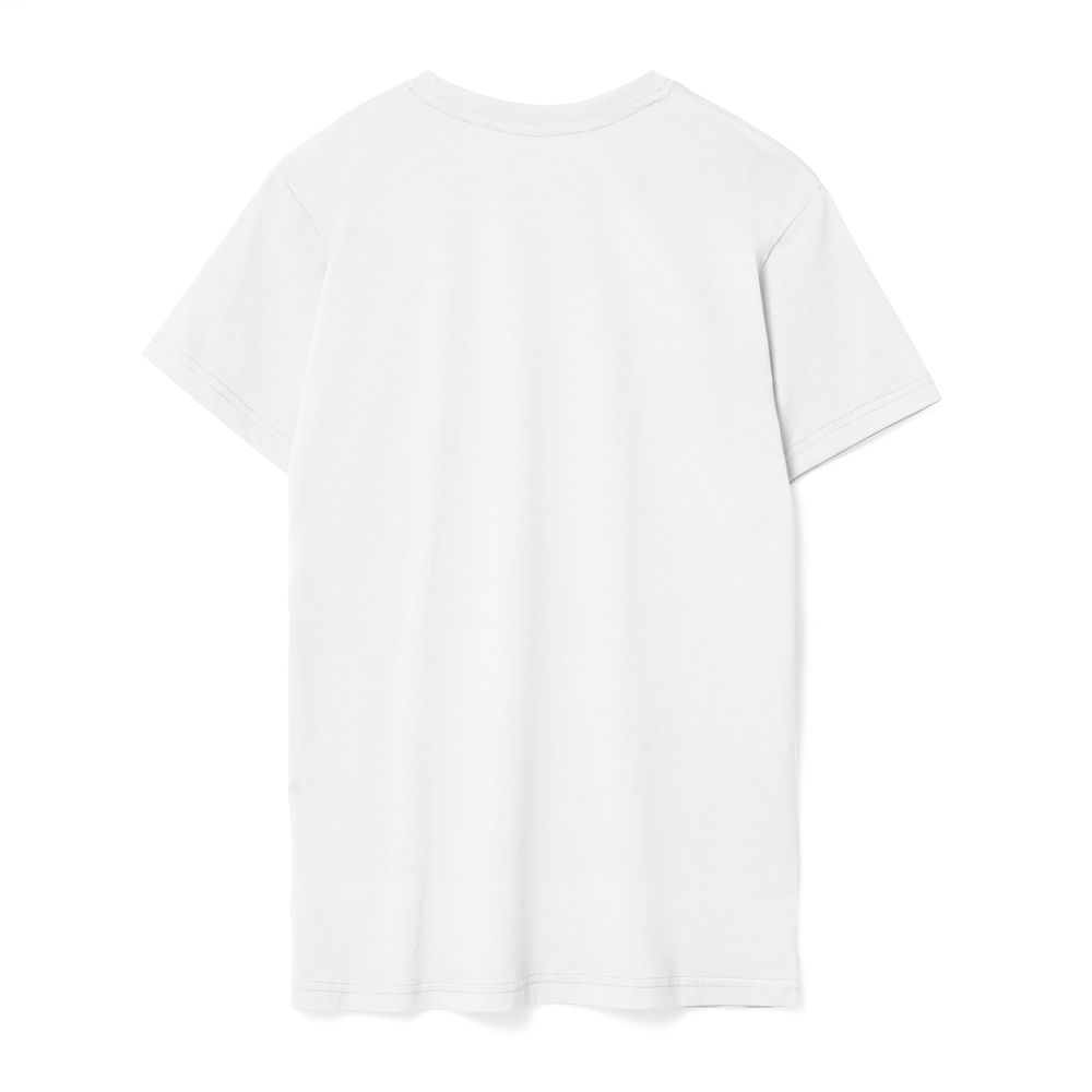 Футболка унисекс T-Bolka 160, белая (теплый оттенок) — изображение 3