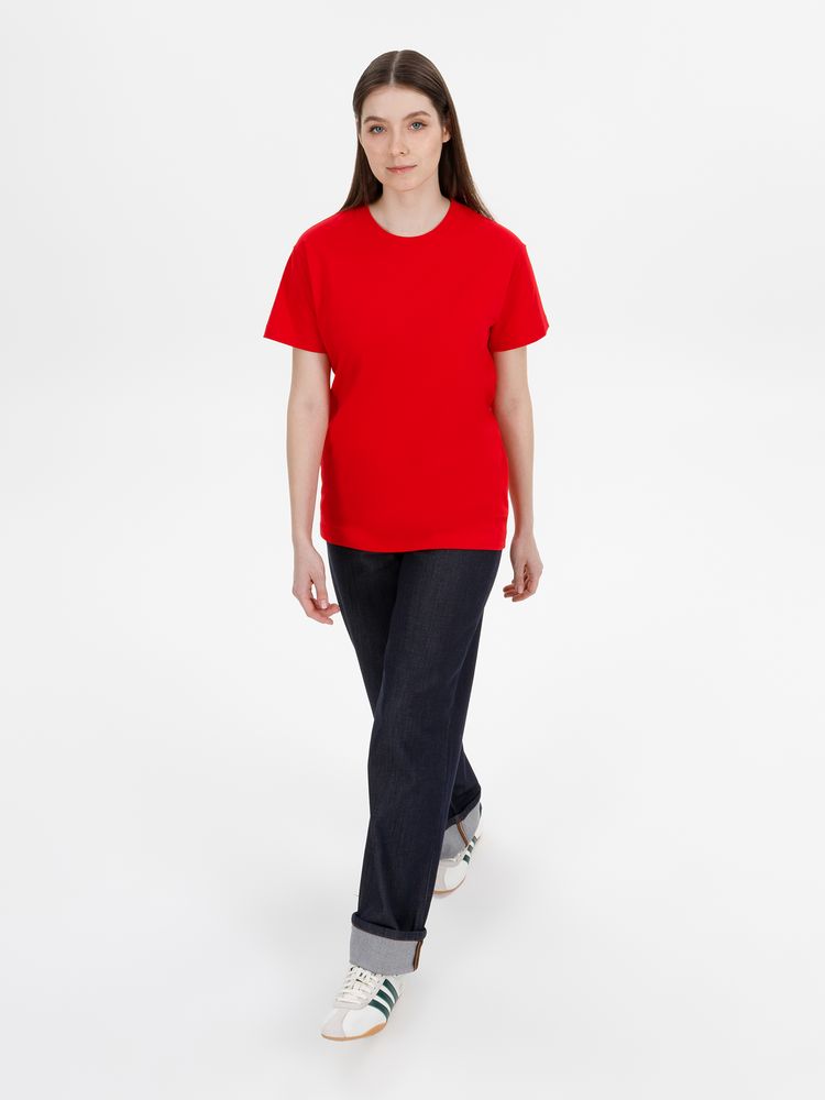 Футболка унисекс T-Bolka 180, красная — изображение 13