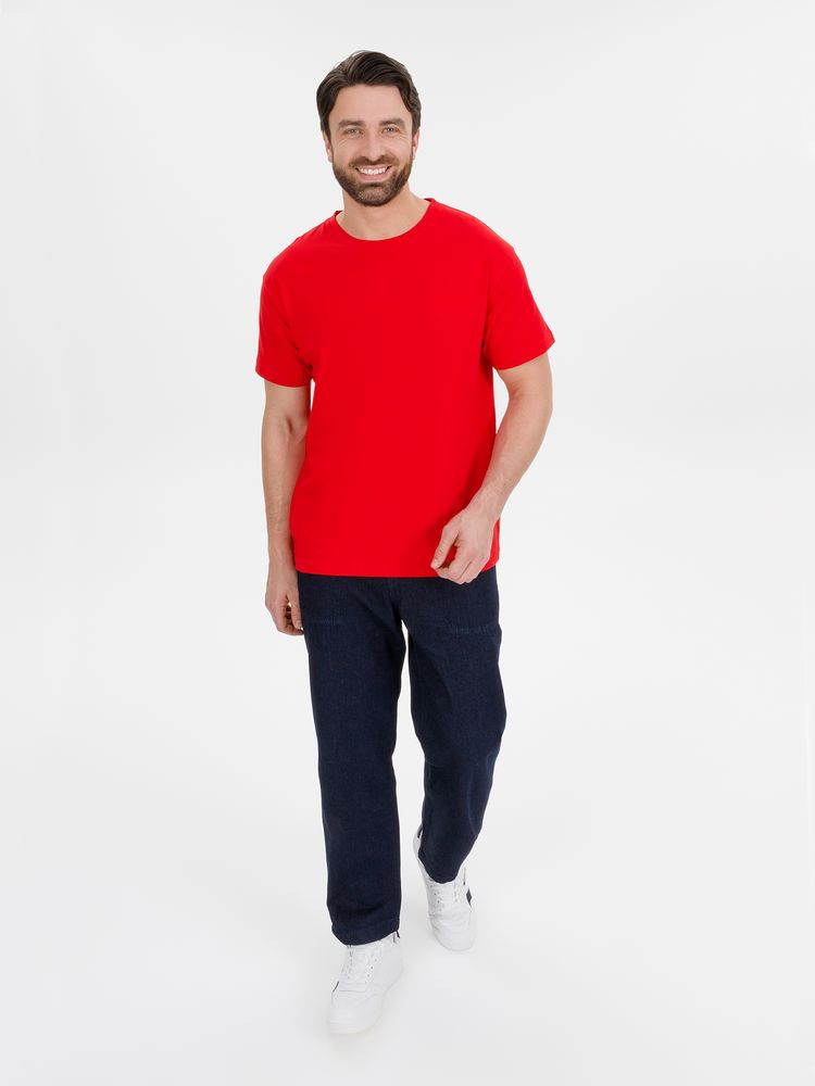 Футболка унисекс T-Bolka 180, красная — изображение 10