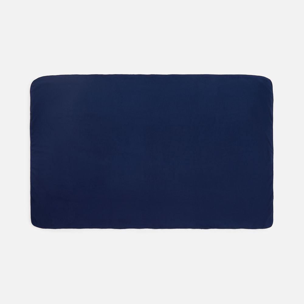 Флисовый плед Warm&Peace XL, синий — изображение 5