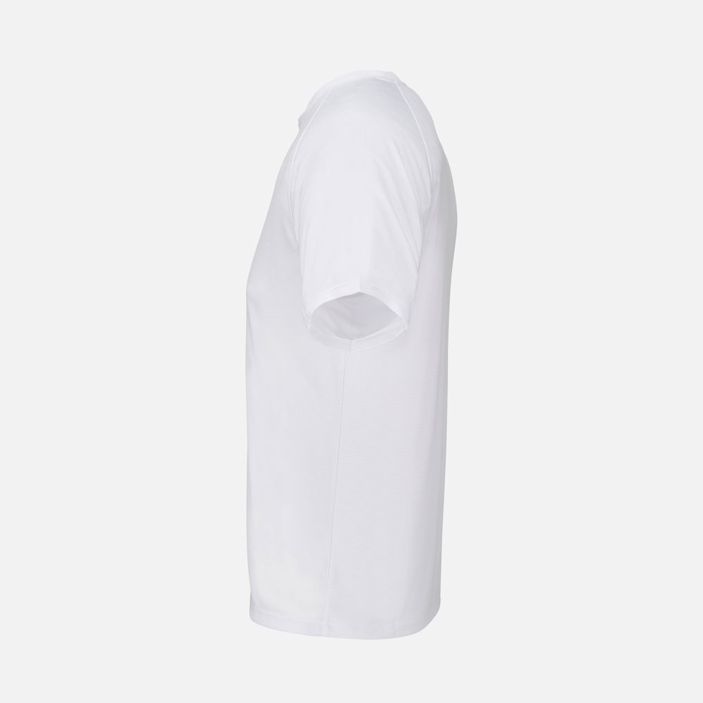 Футболка спортивная унисекс Vortex, белая — изображение 4