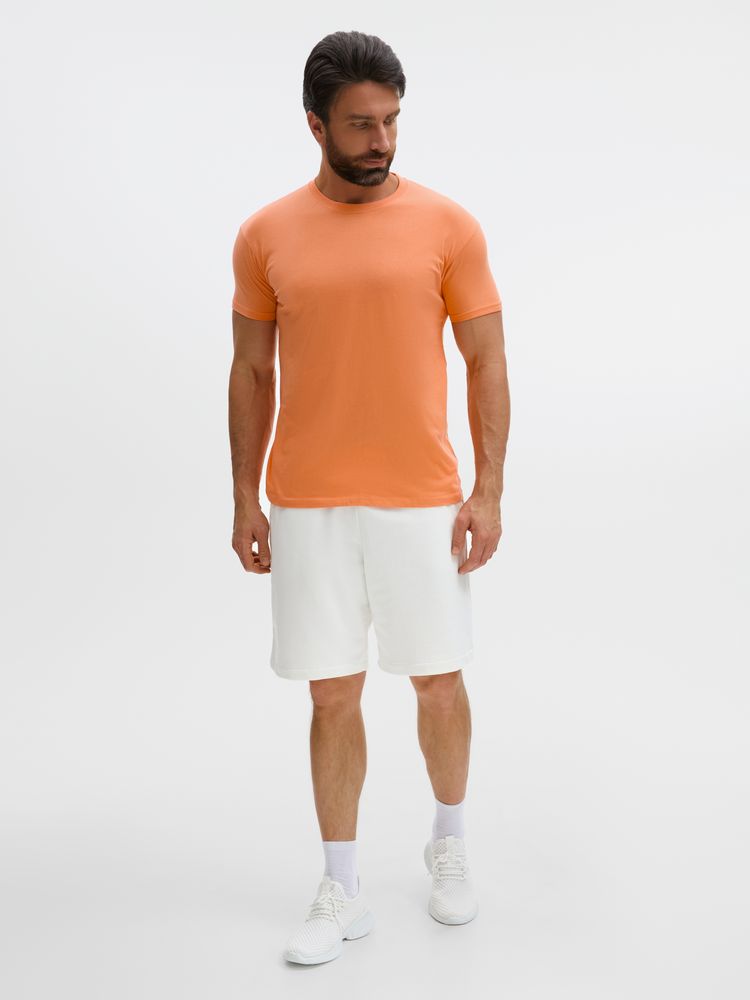 Футболка унисекс Regent 150, оранжевая (абрикосовая) — изображение 8