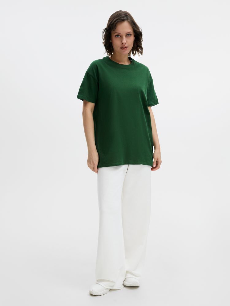 Футболка унисекс Regent 150, темно-зеленая — изображение 12