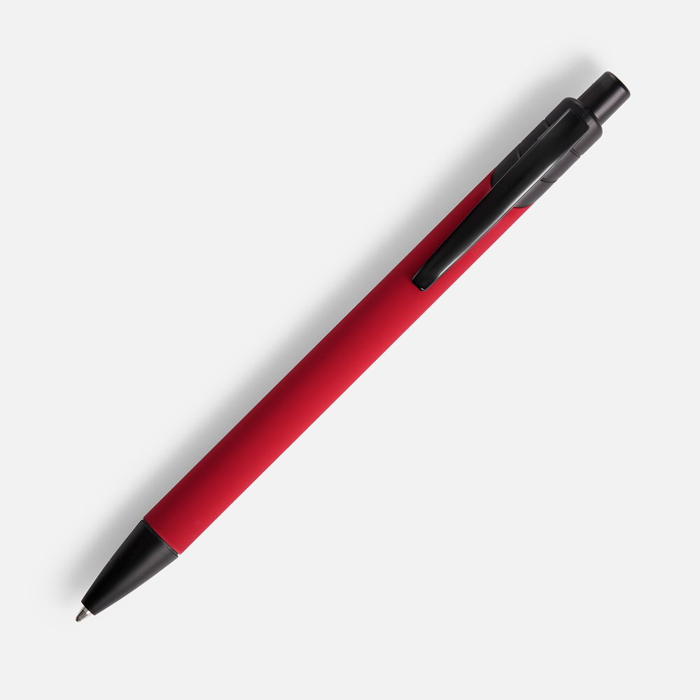 Ручка шариковая Undertone Black Soft Touch, красная — изображение 3