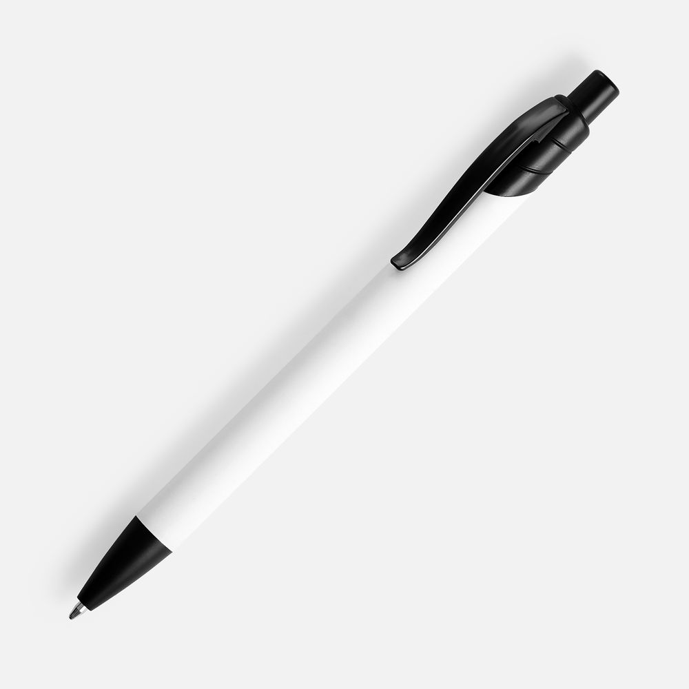 Ручка шариковая Undertone Black Soft Touch, белая — изображение 3