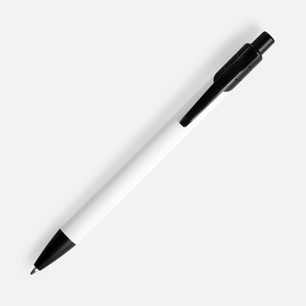 Ручка шариковая Undertone Black Soft Touch, белая — изображение 4