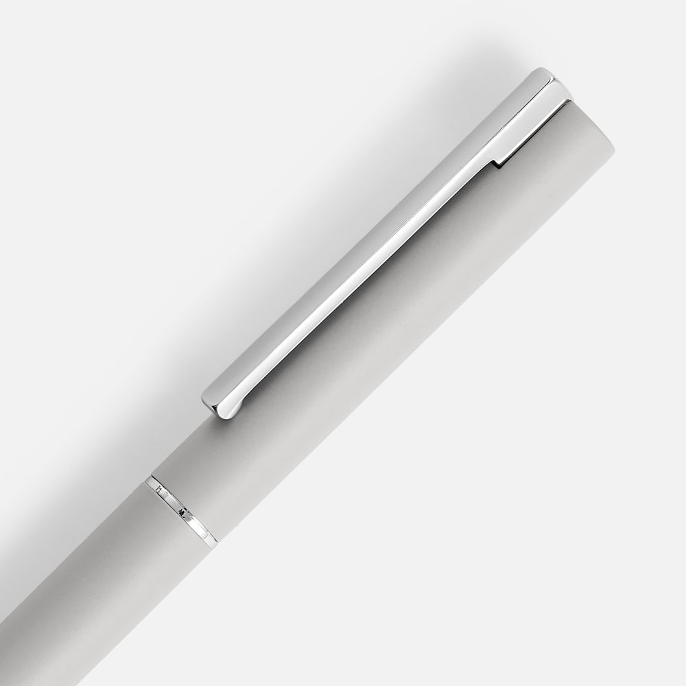Ручка шариковая Blade Soft Touch, серая — изображение 4