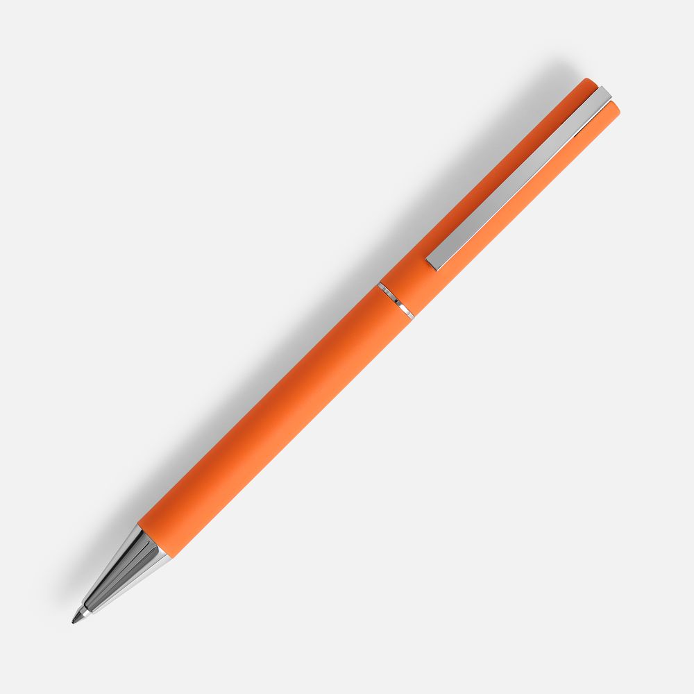 Ручка шариковая Blade Soft Touch, оранжевая — изображение 3