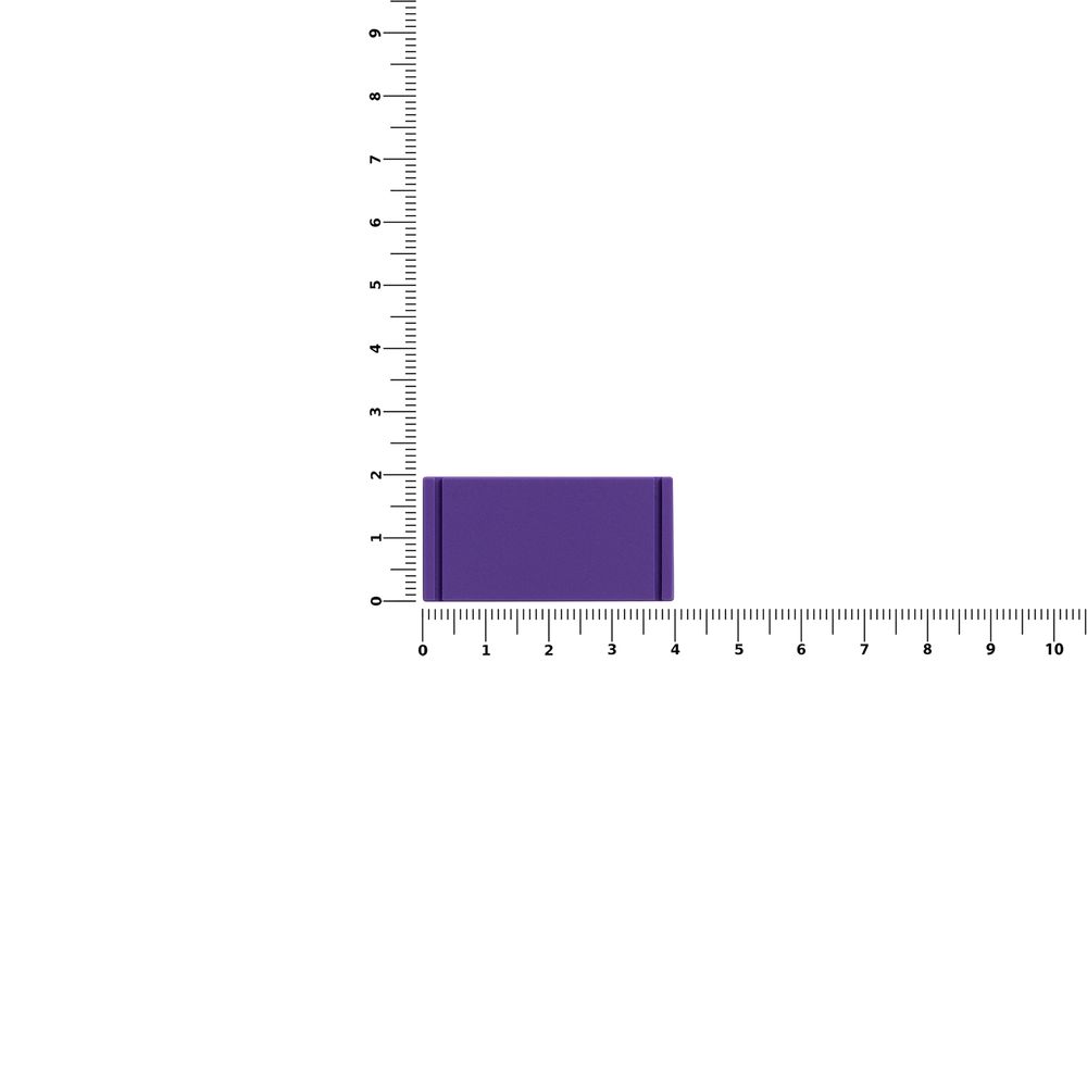 Лейбл из ПВХ Dzeta, XS, фиолетовый — изображение 3