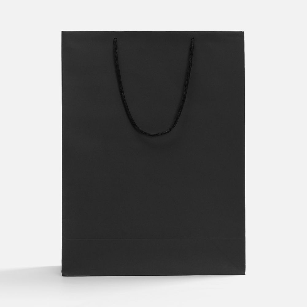 Пакет бумажный Porta XL, черный — изображение 3