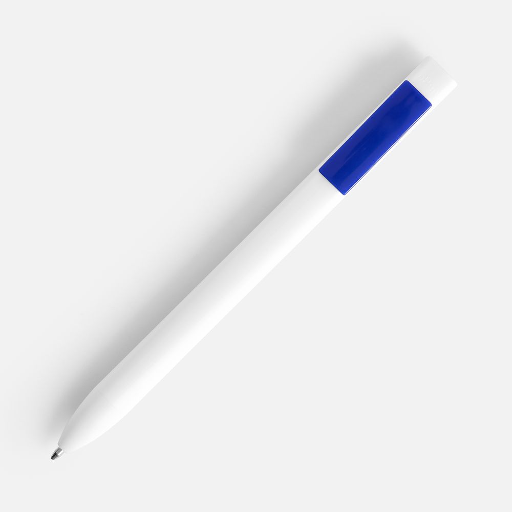 Ручка шариковая Swiper SQ, белая с синим — изображение 3