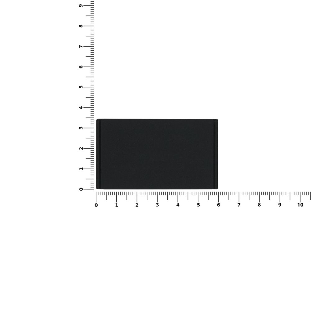 Лейбл из ПВХ Dzeta, M, черный — изображение 3