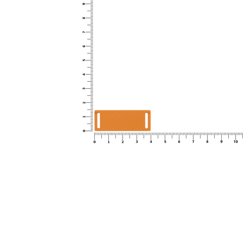 Лейбл из ПВХ Kova, оранжевый — изображение 3