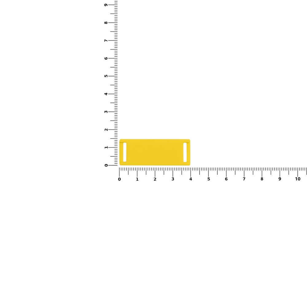 Лейбл из ПВХ Kova, желтый — изображение 3
