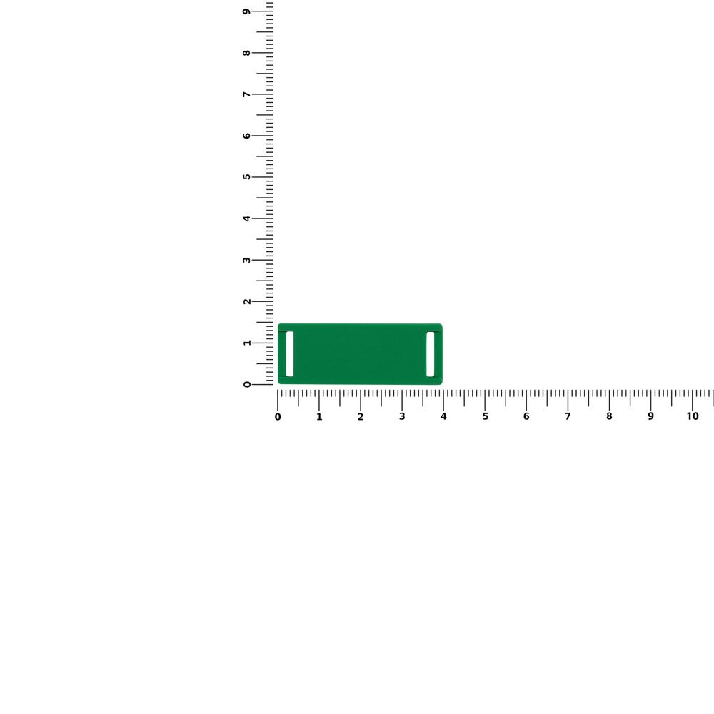 Лейбл из ПВХ Kova, зеленый — изображение 3