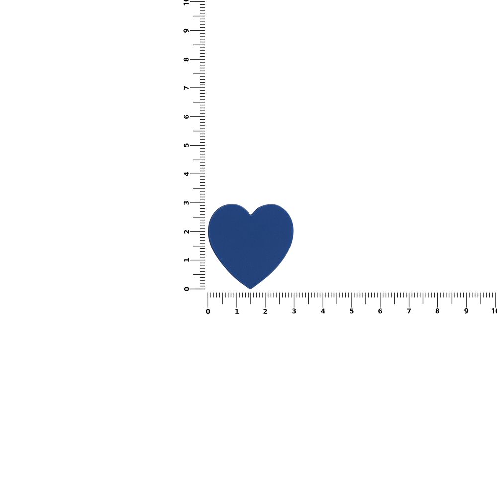 Джибитс из ПВХ «Сердце», синий — изображение 4