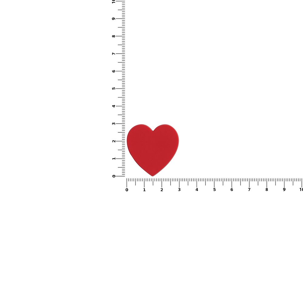 Джибитс из ПВХ «Сердце», красный — изображение 4