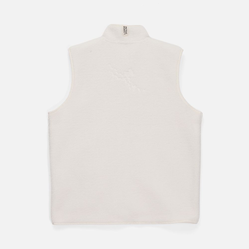 Жилет унисекс Oblako, молочно-белый — изображение 13