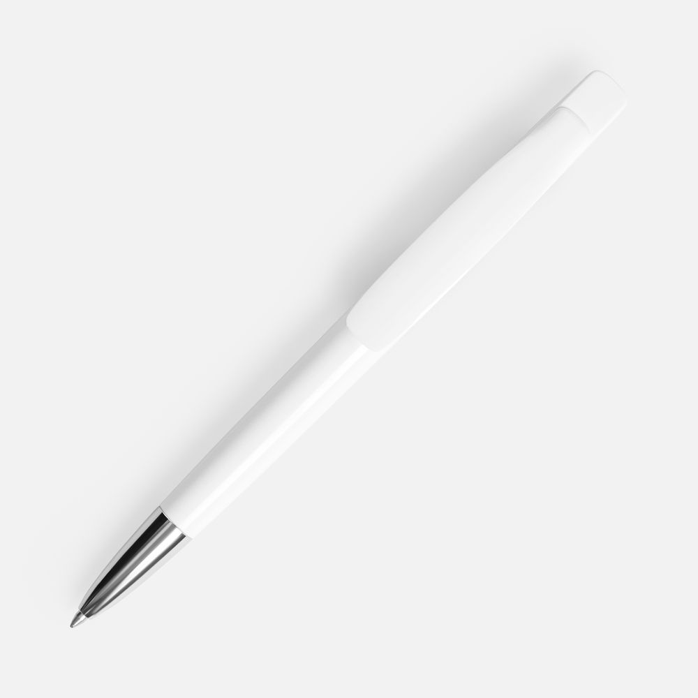 Ручка шариковая Prodir DS2 PPC, белая — изображение 3