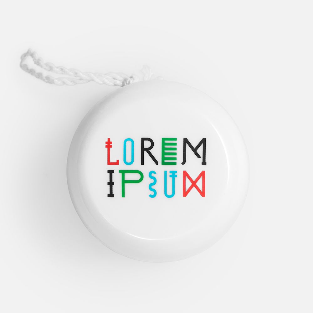 Антистресс-игрушка йо-йо Loopy, белая — изображение 5