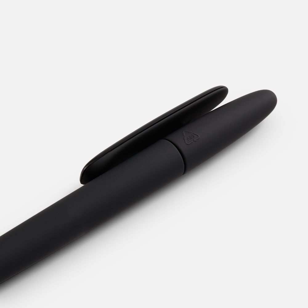 Ручка шариковая Prodir DS5 TRR-P Soft Touch, черная — изображение 5