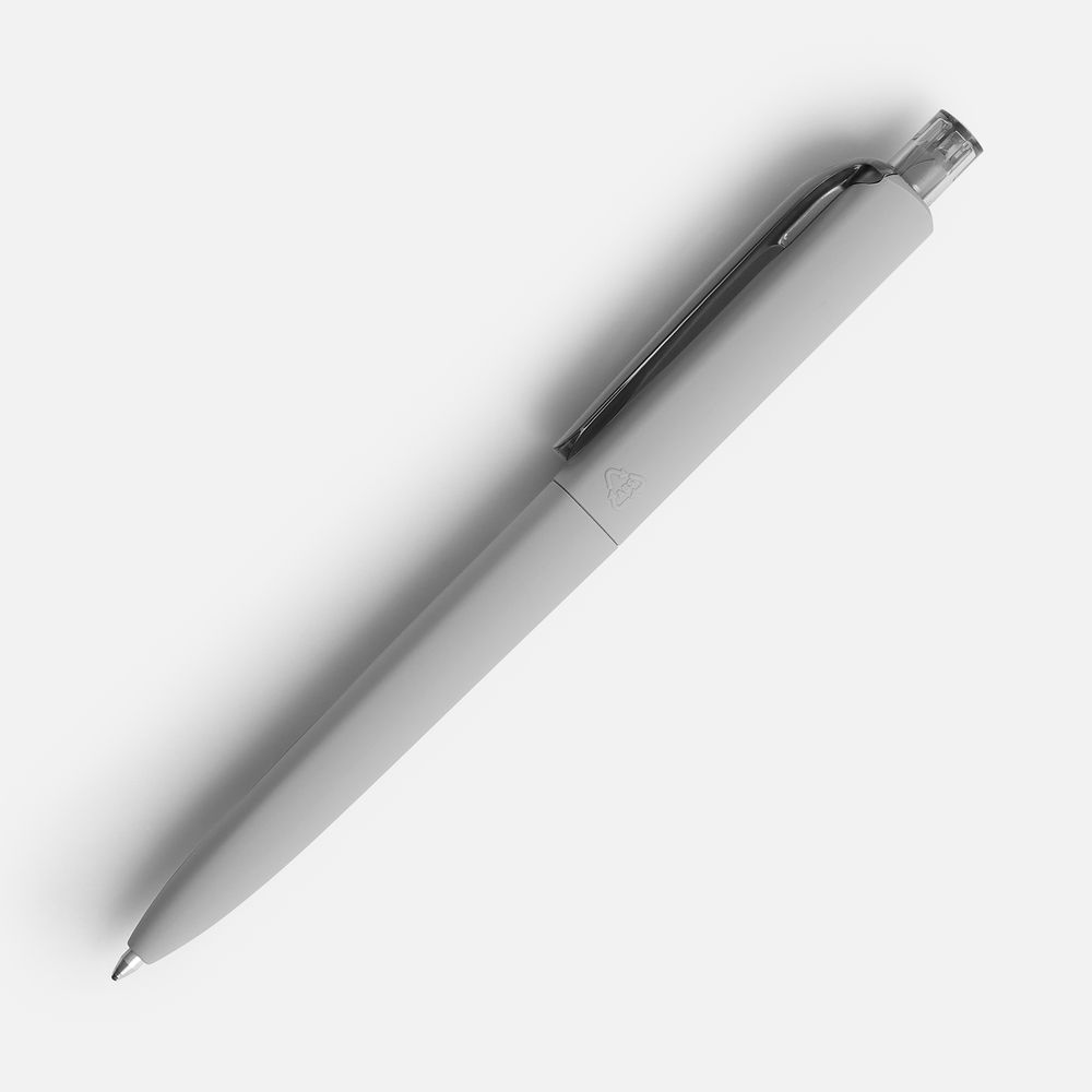 Ручка шариковая Prodir DS8 PRR-T Soft Touch, серая — изображение 4